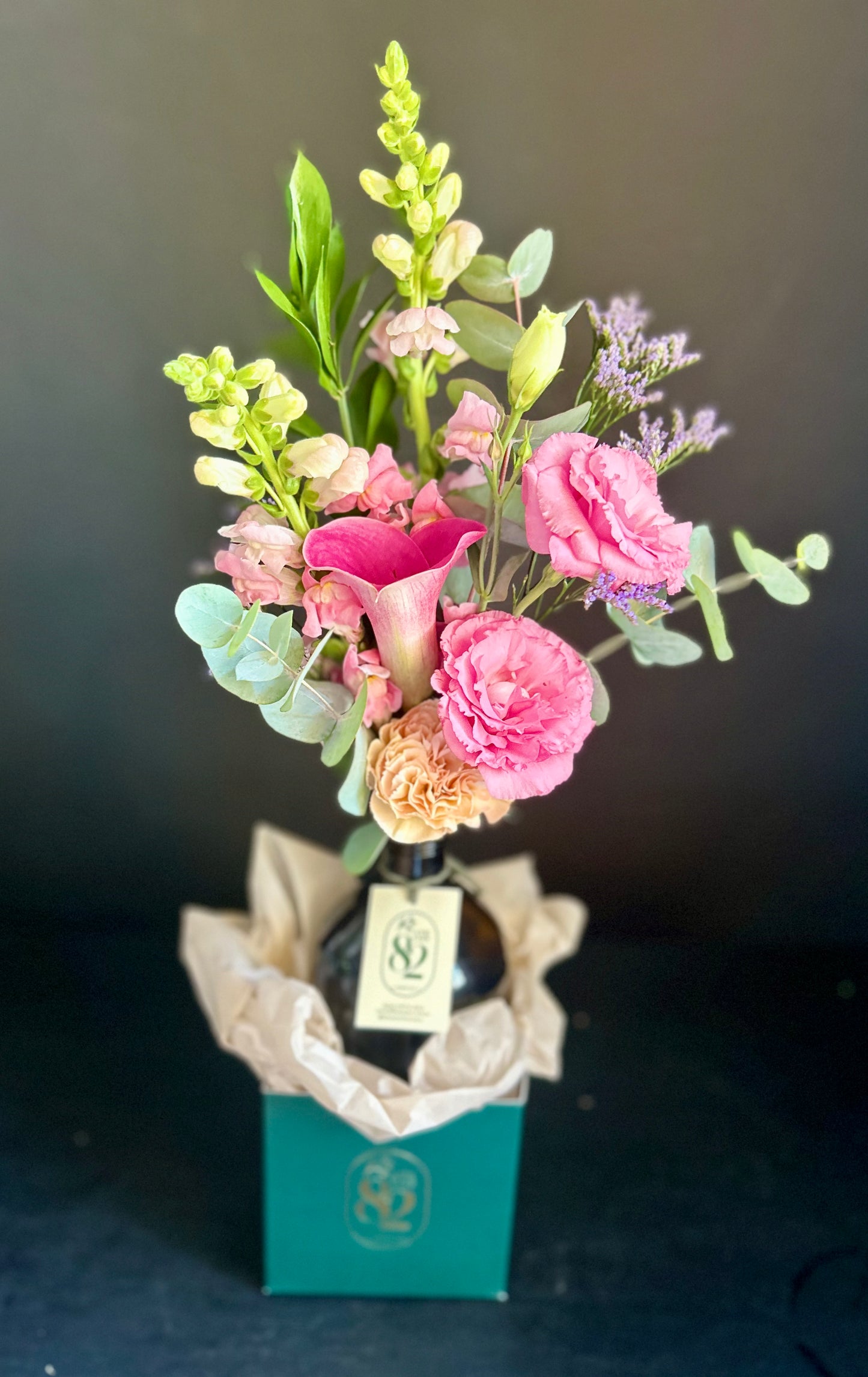 Pote Âmbar Flores Frescas - 6 hastes