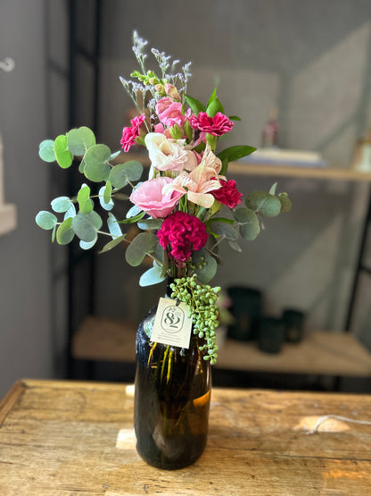 Pote Âmbar Flores Frescas - 6 hastes