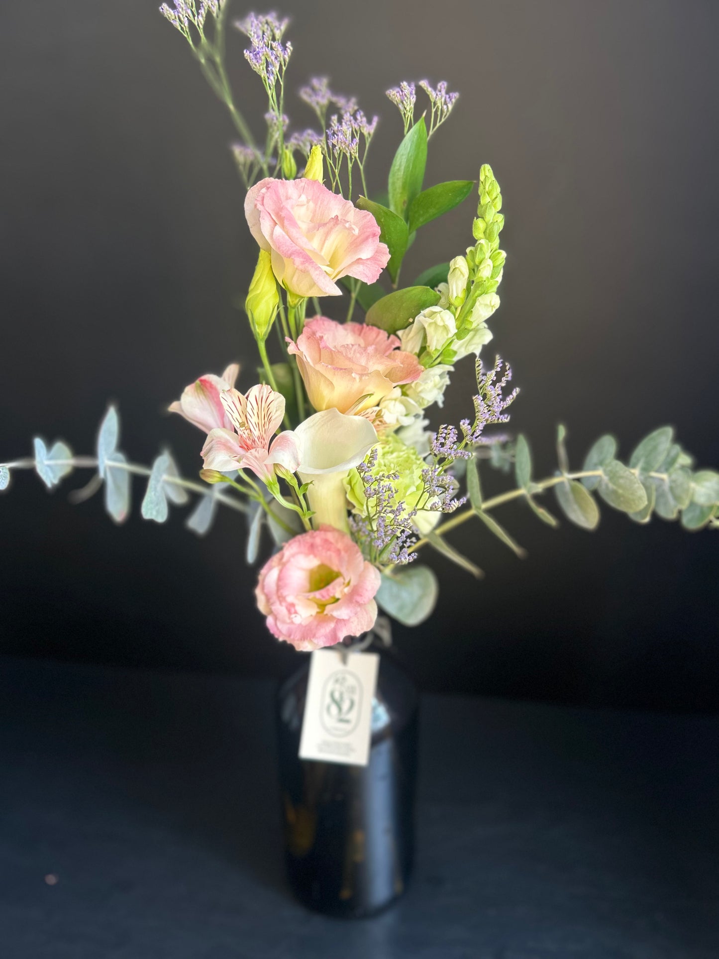 Pote Âmbar Flores Frescas - 6 hastes