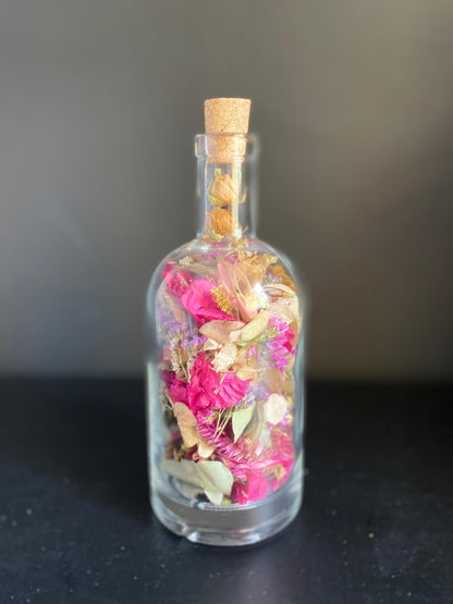 Garrafa de Flores Secas