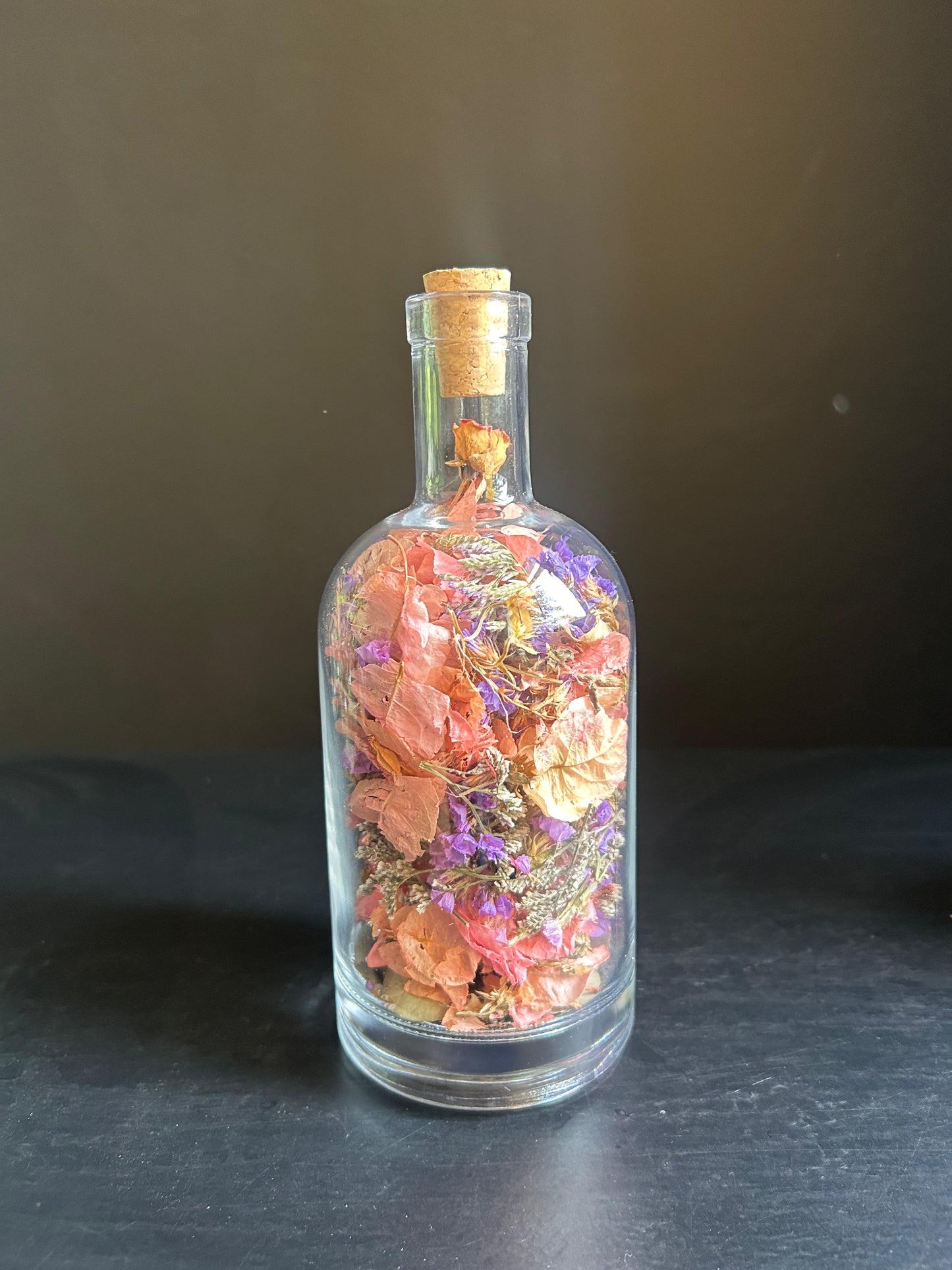 Garrafa de Flores Secas