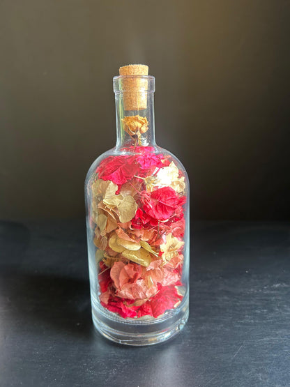 Garrafa de Flores Secas