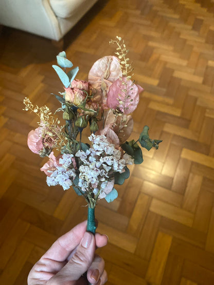 Mini Buquê Flores Secas