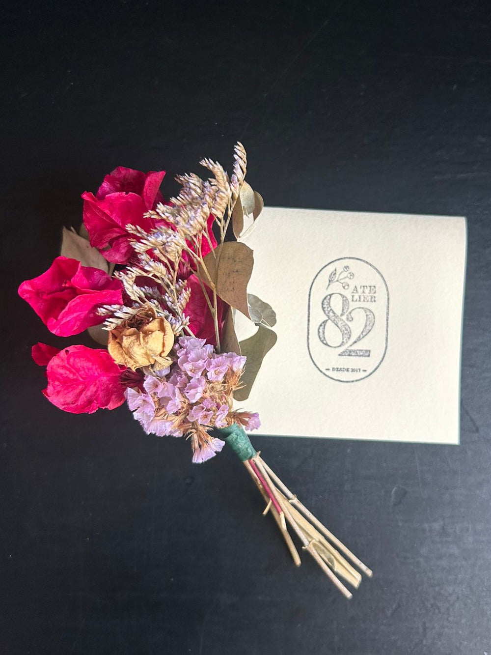 Mini Buquê Flores Secas