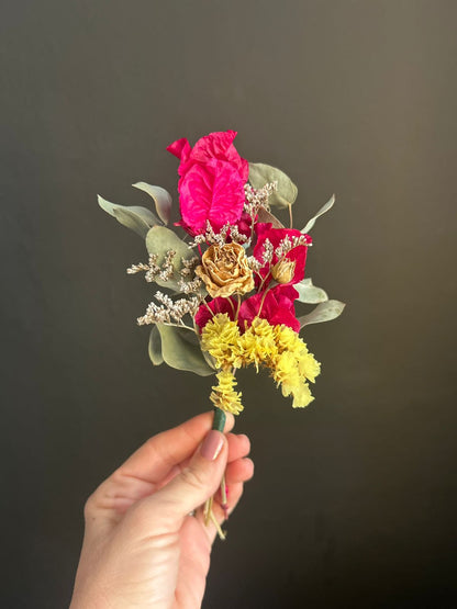 Mini Buquê Flores Secas