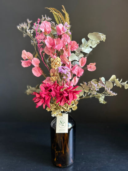 Pote Flores Secas Âmbar