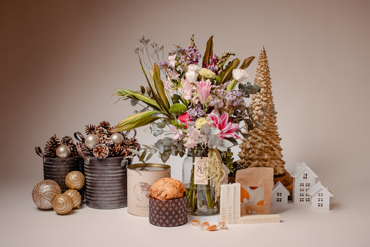 KIT 5 - G + VELAS  +BALAS + PANETTONE DE CHOCOLATE